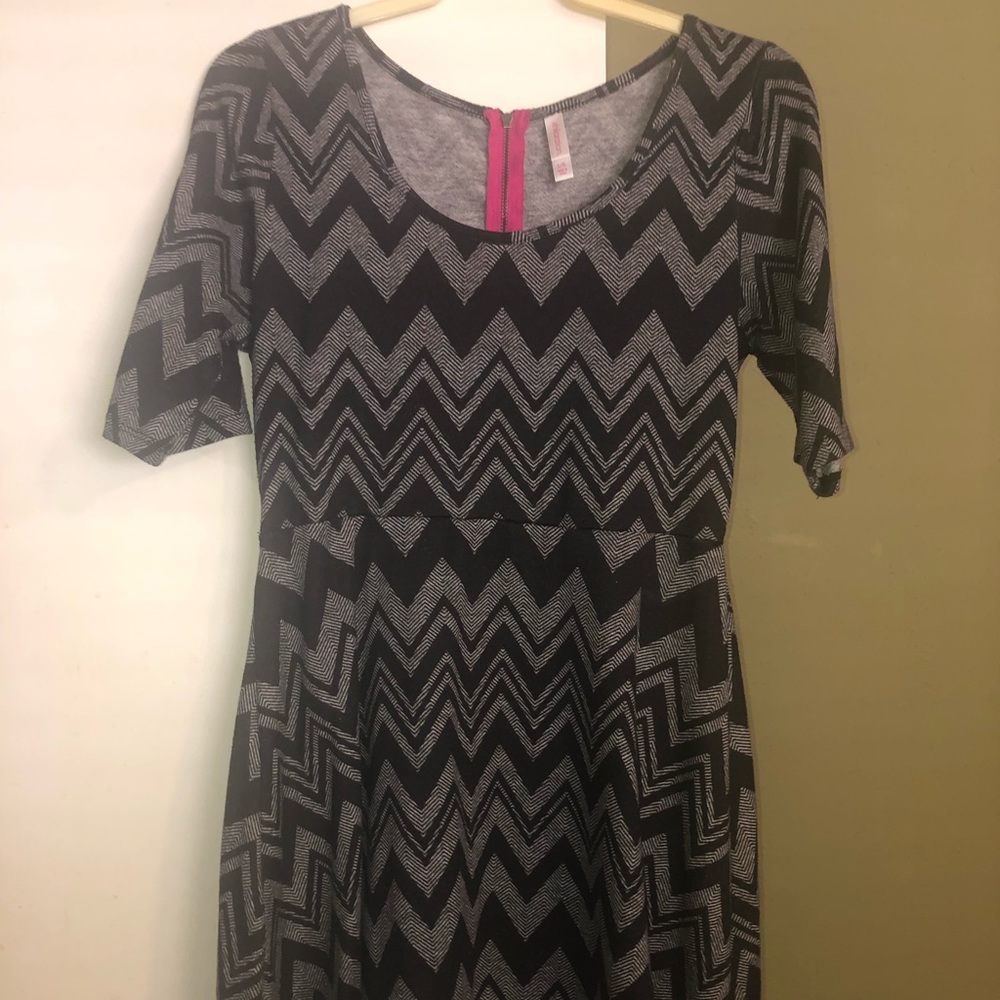 xhiliration zig zag dress